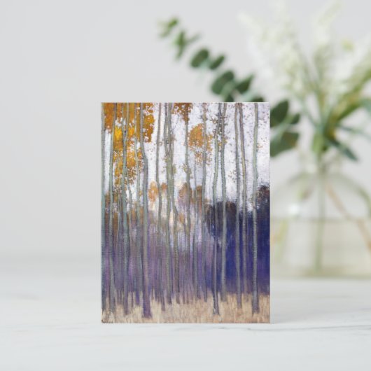 Johans Valters Forest (Morning Sun) Briefkaart (Staand voorkant)