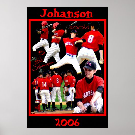 Johanson Freshman Baseball Poster (Voorkant)