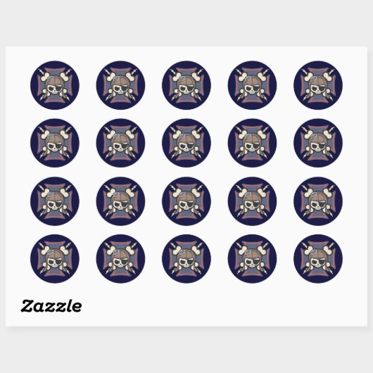 Johhny Maltese Ronde Sticker (Vel)