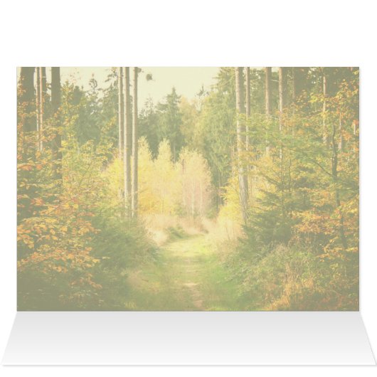 John 10 10 Bijbelversie, Herfst Forest Path.Kaart (Binnen Horizontaal (Boven))