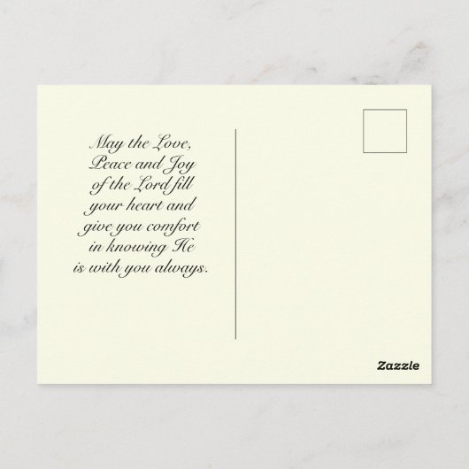 John 10 10 Ik kwam dat je het leven overvloedig he Briefkaart (Achterkant)