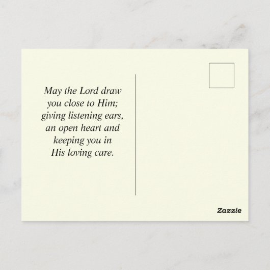 John 10 10 Ik kwam dat je het leven volledig hebt Briefkaart (Achterkant)