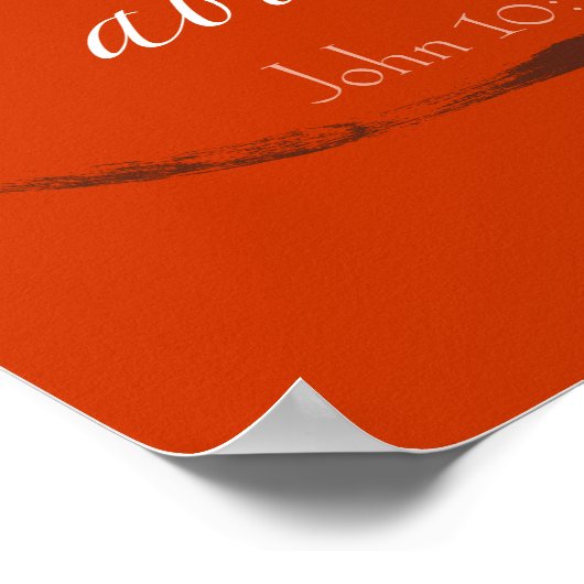 John 10:10 - Kies uw eigen kleur! Poster (Hoek)