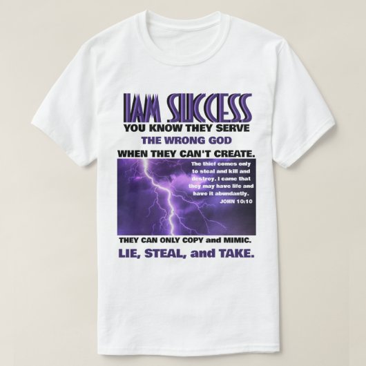 JOHN 10:10 T-SHIRT (Design voorkant)