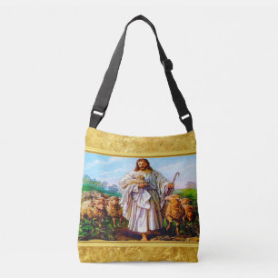 John 10:7-21 Ik ben de Good Shepherd Crossbody Tas