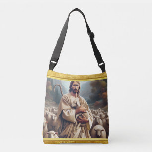 John 10:7-21 Ik ben de Good Shepherd Crossbody Tas