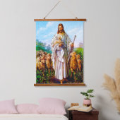 John 10:7-21 Ik ben de Good Shepherd Hangend Wandkleed (Slaapkamer)