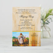 John 10:7-21 Ik ben de Good Shepherd Kaart (Staand voorkant)