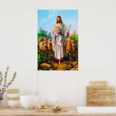 John 10:7-21 Ik ben de Good Shepherd Poster (Keuken)