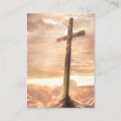 John 11:25-26 KJV-kaarten Visitekaartje (Voorkant)