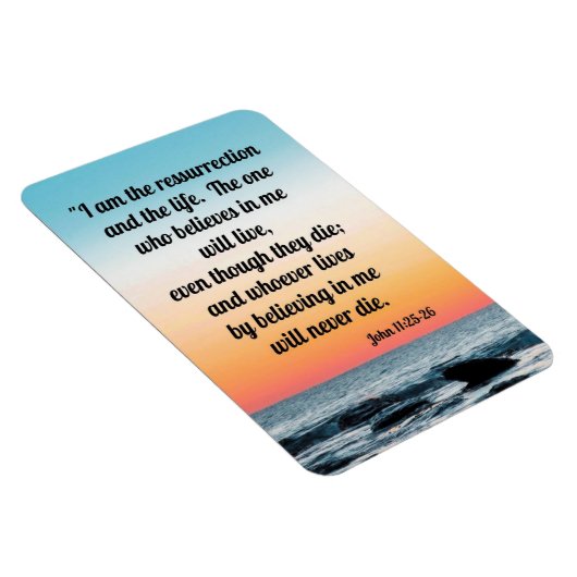 John 11:25-26 magneet (Rechterzijde)