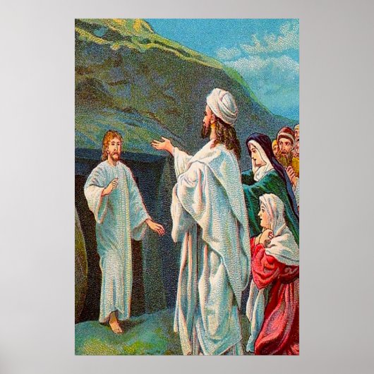 John 11:38-44 Lazarus, kom uit Poster (Voorkant)