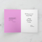 John 11 Gelukkig Pasen/Paasfeest Kruis Kaart (Binnen)