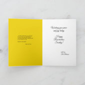 John 11 Gelukkige Pasen Kruis Tulp Kaart (Binnen)