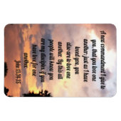 John 13:34-35 magneet (Horizontaal)