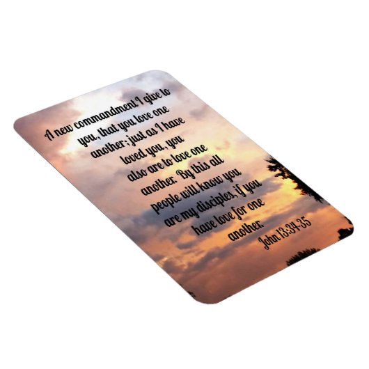 John 13:34-35 magneet (Rechterzijde)