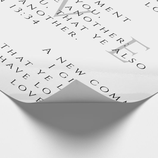 John 13:34 cadeaubonnen met kerstcadeautjes cadeaupapier (Hoek)