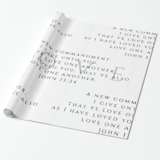 John 13:34 cadeaubonnen met kerstcadeautjes cadeaupapier