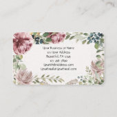John 13:34 Hou van een andere Waterverf Floral Visitekaartje (Achterkant)