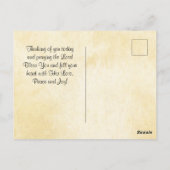 John 13:34 hou van elkaar omdat ik van je hou briefkaart (Achterkant)