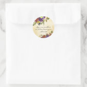 John 13:34 hou van elkaar omdat ik van je hou ronde sticker (Tas)