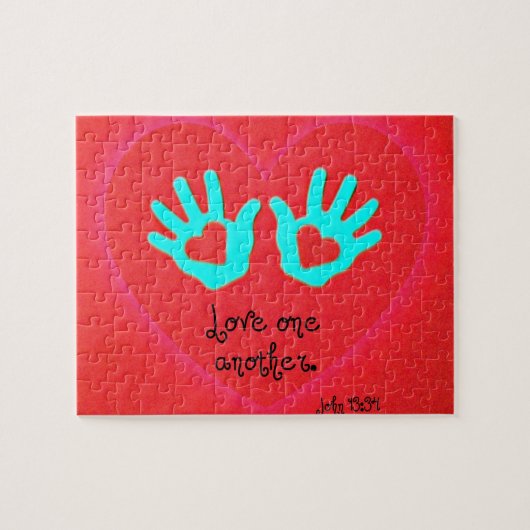 John 13:34 legpuzzel (Horizontaal)