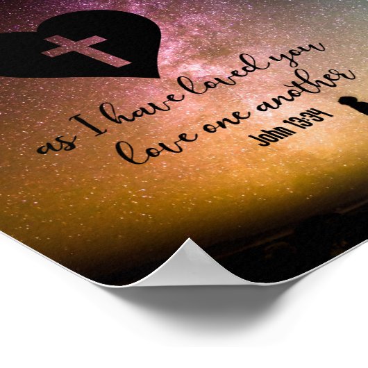 John 13:34 poster (Hoek)