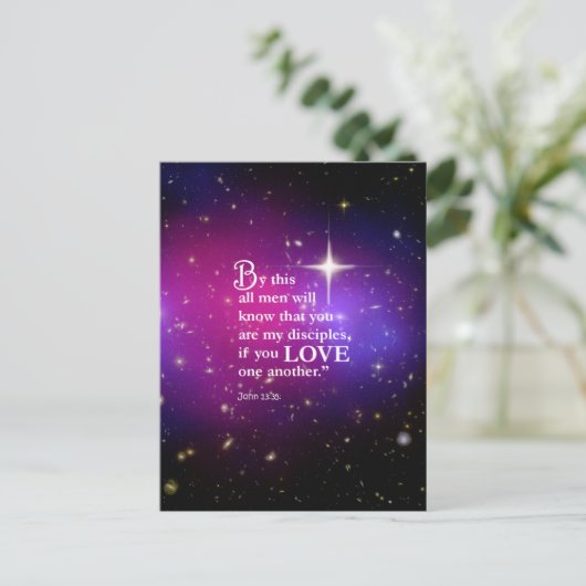 John 13:35 briefkaart (Staand voorkant)