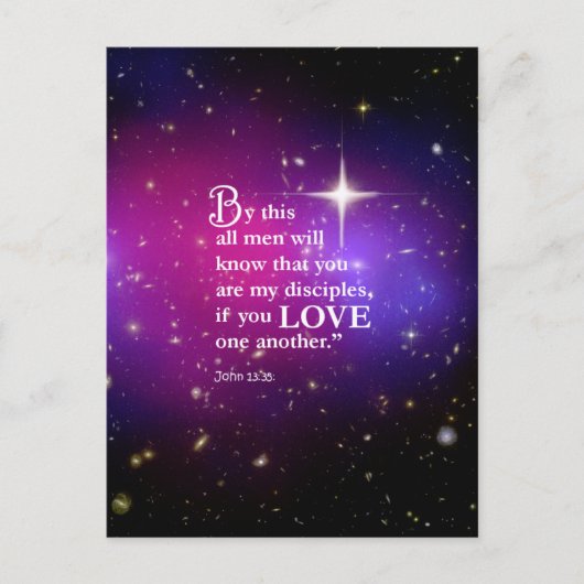 John 13:35 briefkaart (Voorkant)
