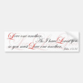 John 13 bumpersticker (Voorkant)