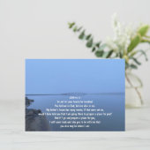 JOHN 14:1:3 Scripture Celebration of Life Kaart (Staand voorkant)