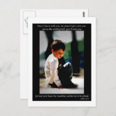 John 14:27 briefkaart (Voorkant / Achterkant)