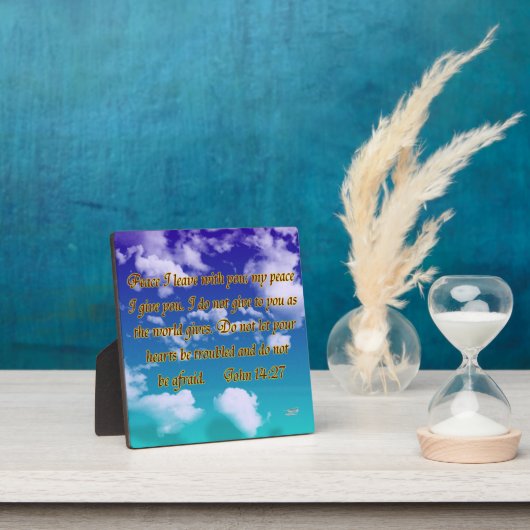 John 14:27 fotoplaat (Insitu)