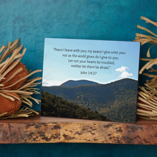 John 14:27 fotoplaat (Zijkant)