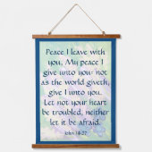 John 14:27 hangend wandkleed (Voorkant)