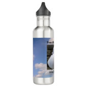 John 14:27 Mijn vrede die ik doe in Cloudy Sky Blu Waterfles (Links)