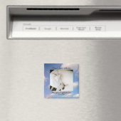 John 14:27 Mijn vrede ik geef je Verse Dog in Clou Magneet (Insitu (Vaatwasser))