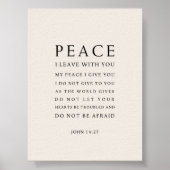 John 14:27 Peace I leave with you Poster (Voorkant)