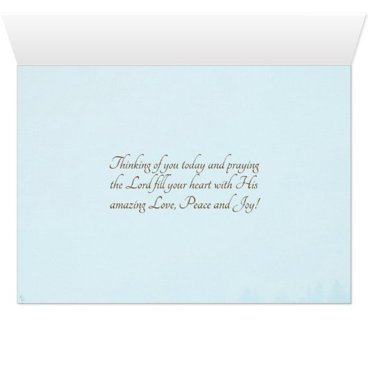 John 14:27 Vrede dat ik met u vertrek, Bijbelse Ka (Binenzijde Horizontaal (Onderkant))