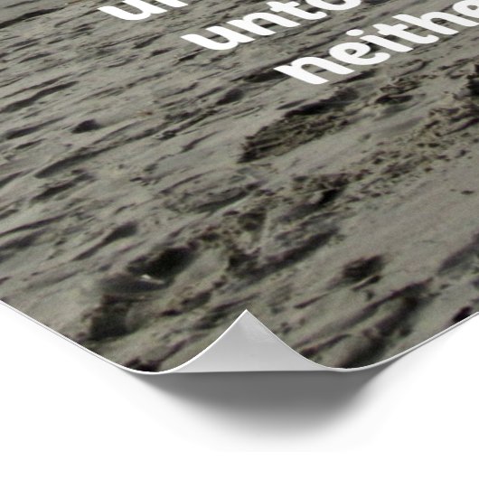 John 14:27 Vrede die ik met je verlaat, mijn vrede Poster (Hoek)