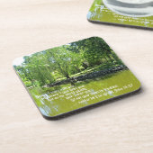 John 14:27 Vrede die ik met je vertrek... Onderzetter (Linkerzijde)