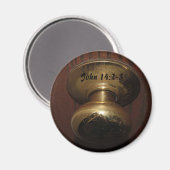 John 14:2-3 deurknop magneet (Voorkant / Achterkant)