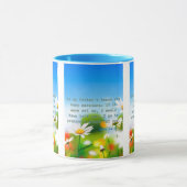 John 14:2 KJV Bijbelscriptie Pic Two-Tone Mok (Midden)