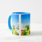 John 14:2 KJV Bijbelscriptie Pic Two-Tone Mok (Voorkant links)