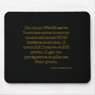 John 14_2 Kjv In Mijn Vaders Huis Christelijke Bib Muismat