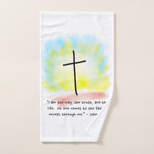 JOHN 14:6 Bath Towel Set Bad Handdoek (Handdoek)