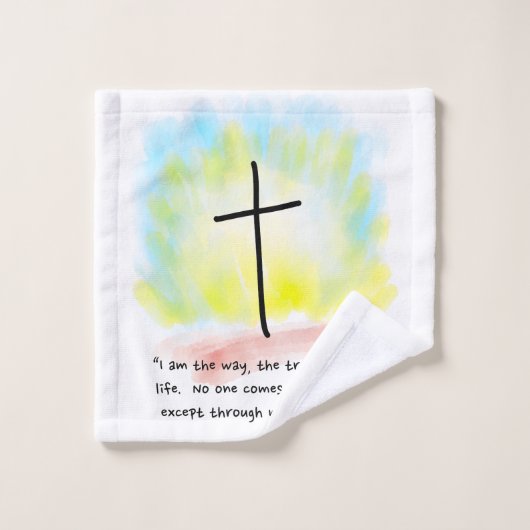 JOHN 14:6 Bath Towel Set Bad Handdoek (Wasdoekje)