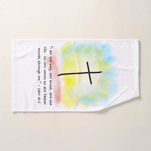 JOHN 14:6 Bath Towel Set Bad Handdoek (Handdoek)