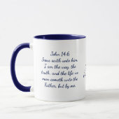 John 14:6 Bijbelverse Classic Coffee Mok 11 oz (Links)