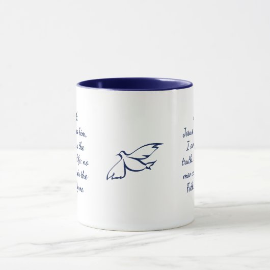 John 14:6 Bijbelverse Classic Coffee Mok 11 oz (Midden)